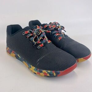 NOBULL Ink Wild Marigold Navy Trainer Sneakers Women Size 9.5 Men Size 8